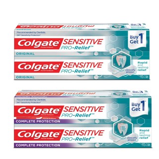 ยาสีฟันคอลเกต แพ็คคู่ เซ็นซิทีฟันโปรรีลิฟ 110 กรัม 1กล่อง2หลอด Colgate sensitive prorelief toothpaste🎉🔥