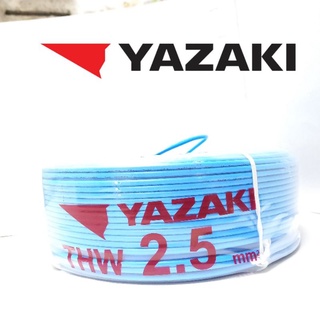 YAZAKI ( ยาซากิ ) สายไฟTHW 1X 2.5 SQ.MM. แบ่งขายราคาต่อ 1 เมตรพร้อมจัดส่ง