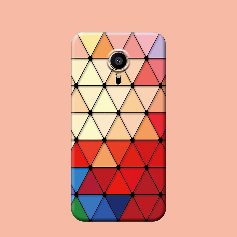 ญี่ปุ่นและเกาหลีใต้สีหรูหรารูปสี่เหลี่ยมขนมเปียกปูนกรณีการป้องกันเสน่ห์สีฟ้า Meizu pro5 pro6 / 6s pr