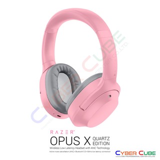 Razer Opus X Quartz Edition - Wireless Low Latency Headset with ANC Technology หูฟังเกมส์มิ่ง ( ของแท้ศูนย์ SYNNEX )