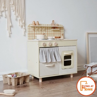 (ใหม่ล่าสุด) Wooden Kitchen ครัวเด็ก สไตล์มูจิ พร้อมอุปกรณ์ทำอาหาร ของเล่นทำอาหาร ของเล่นจำลอง