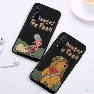 เคสมือถือ TPU แบบนิ่ม ลายหมี สําหรับ Huawei Nova 2 Lite 7i Y7 Prime Honor Play Y9S Y7P Y7A M032