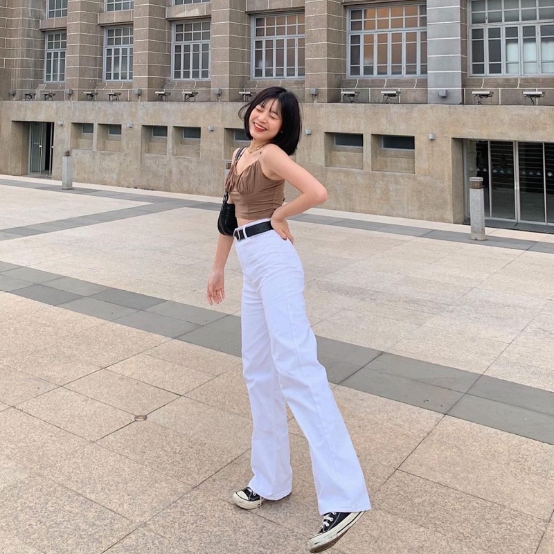 HOT Justmin Jeans (กางเกงยีนส์ วินเทจเอวสูง) น้องมะลิ