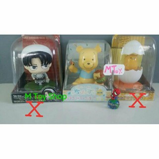 ฟิกเกอร์แท้ jp โซล่า มือ1 Solar figure Levi attack on titan , Pooh disney ,  ไข่ขี้เกียจ