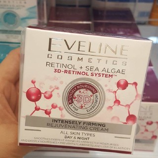 📌Eveline Cosmetics Nature Line 3D Retinol &amp; Sea Algae Intensely 50ml.