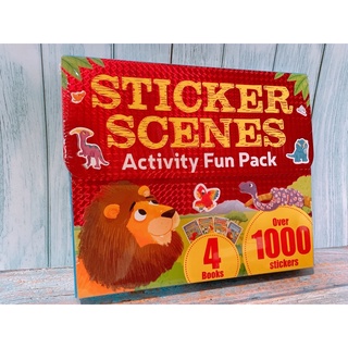 Sticker Scenes สมุดภาพแปะสติ๊กเกอร์ เซต 4 เล่ม