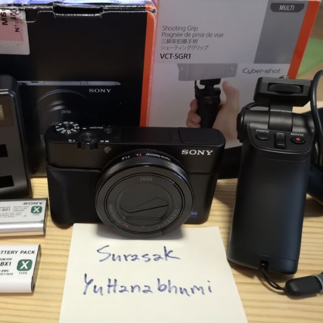 Sony rx100 m4 มือสอง +hand grip