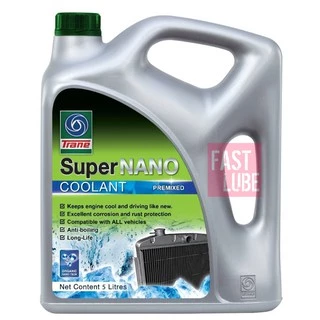 น้ำยาหม้อน้ำ น้ำยาหล่อเย็น Super Nano Coolant TRANE (5L) ไม่ต้องผสมน้ำ