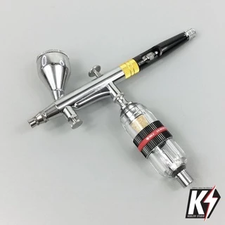Agile กรองลมดักไอน้ำแอร์บรัช 1/8" แบบหลอดแก้ว AG01 สำหรับ Airbrush ดูดความชื้น เหมาะกับปั๊มลมขนาดเล็ก