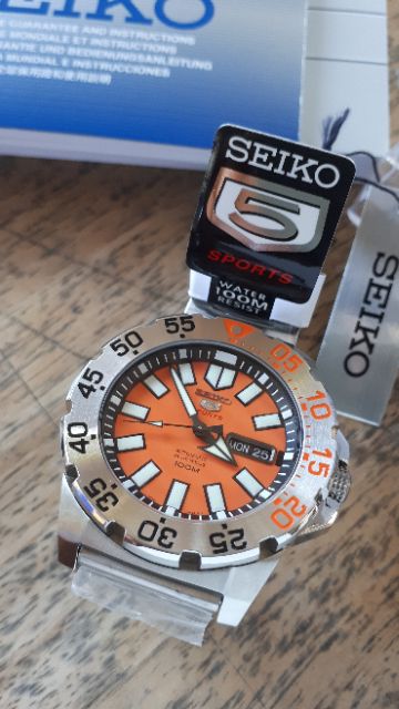 SEIKO MINI MONSTER ORANGE SNZF49K1 kubota3535 ThaiPick