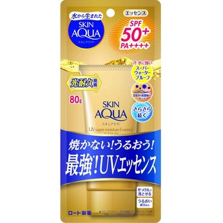 Rohto โรห์โต้ SKIN AQUA ครีมกันแดด Super Moisture Essence Gold 80g b3629