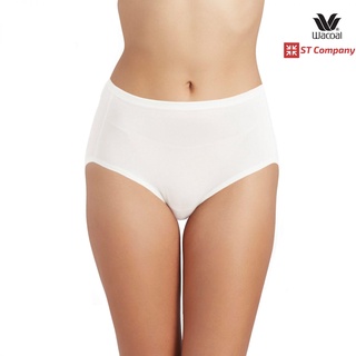 Wacoal Panty กางเกงใน ทรงเต็มตัว ขอบเรียบ สีครีม (Cream) 1 ตัว รุ่น WU4C34 WU4M01 กางเกงในผู้หญิง ผู้หญิง วาโก้ เต็มตัว