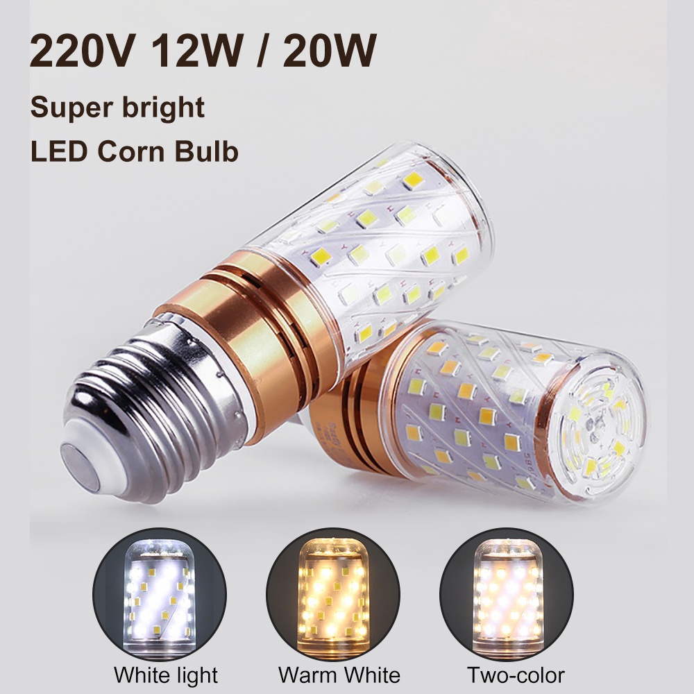 หลอดไฟ LED E27 E14 SMD 2835 12W 16W โคมไฟระย้า เทียน LED สําหรับตกแต่งบ้าน