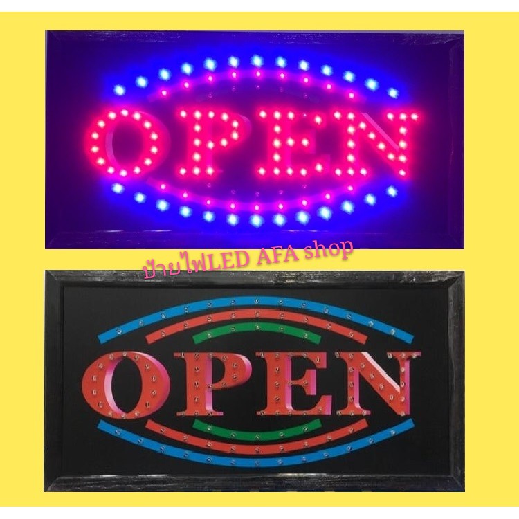 ป้ายไฟLED OPEN ป้ายไฟLED OPEN WELCOME