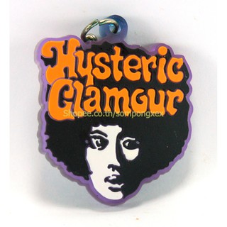 HYSTERIC GLAMOUR  พวงกุญแจ ยาง เท่ๆ  ห้อยกระเป๋า  ฮิปปี้ สันติภาพ ราสต้า บ๊อบมาร์เลย์ ไม่เท่คืนได้ KCO168