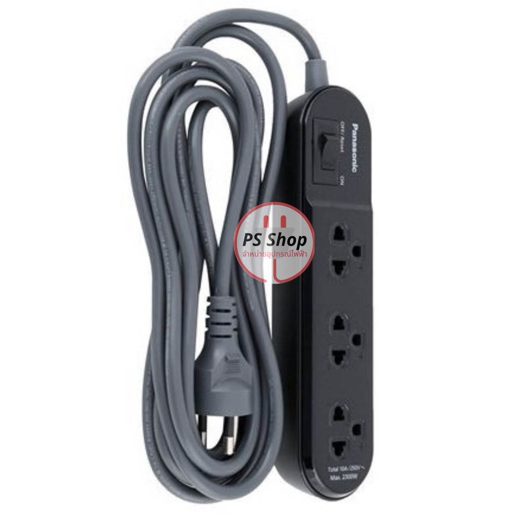 [ครบทุกรุ่นจบที่เดียว]ปลั๊กไฟ PANASONIC ®พานาโซนิค ปลั๊กพ่วง ปลั๊ก3ตา มีUSB  Perfect Fit 10A2300วัตต์และรุ่น16A3500วัตต์ รูปที่ 2