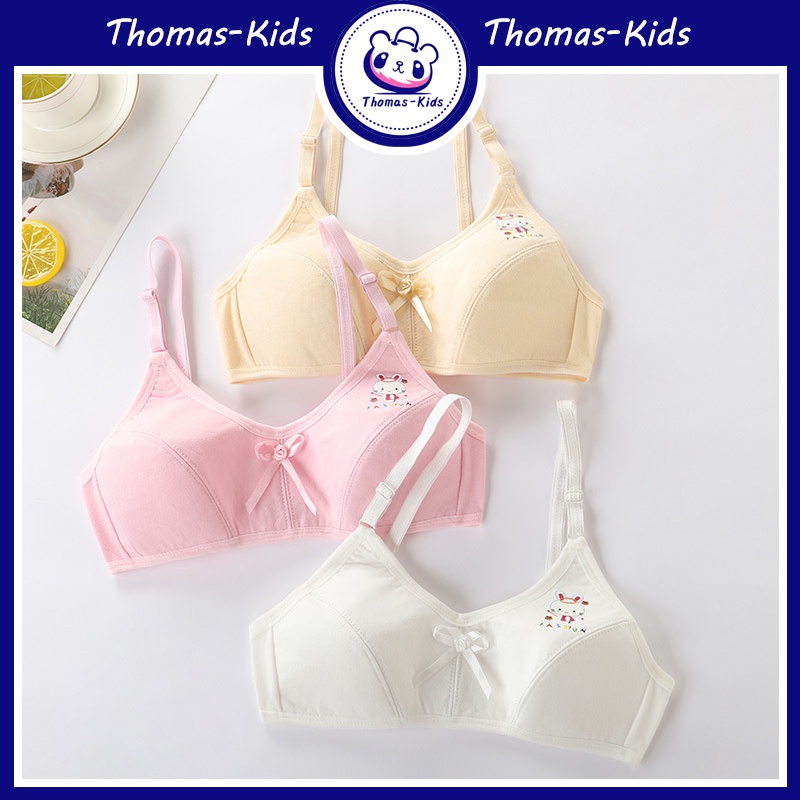 [Local Shipping] 8-16 ปี วัยรุ่น สาว ชุดชั้นใน สบาย และนุ่ม กีฬา ผ้าฝ้ายแท้ ความปลอดภัย นุ่ม ต้านเชื้อแบคทีเรีย ชุดชั้นใน สําหรับเด็กผู้หญิง