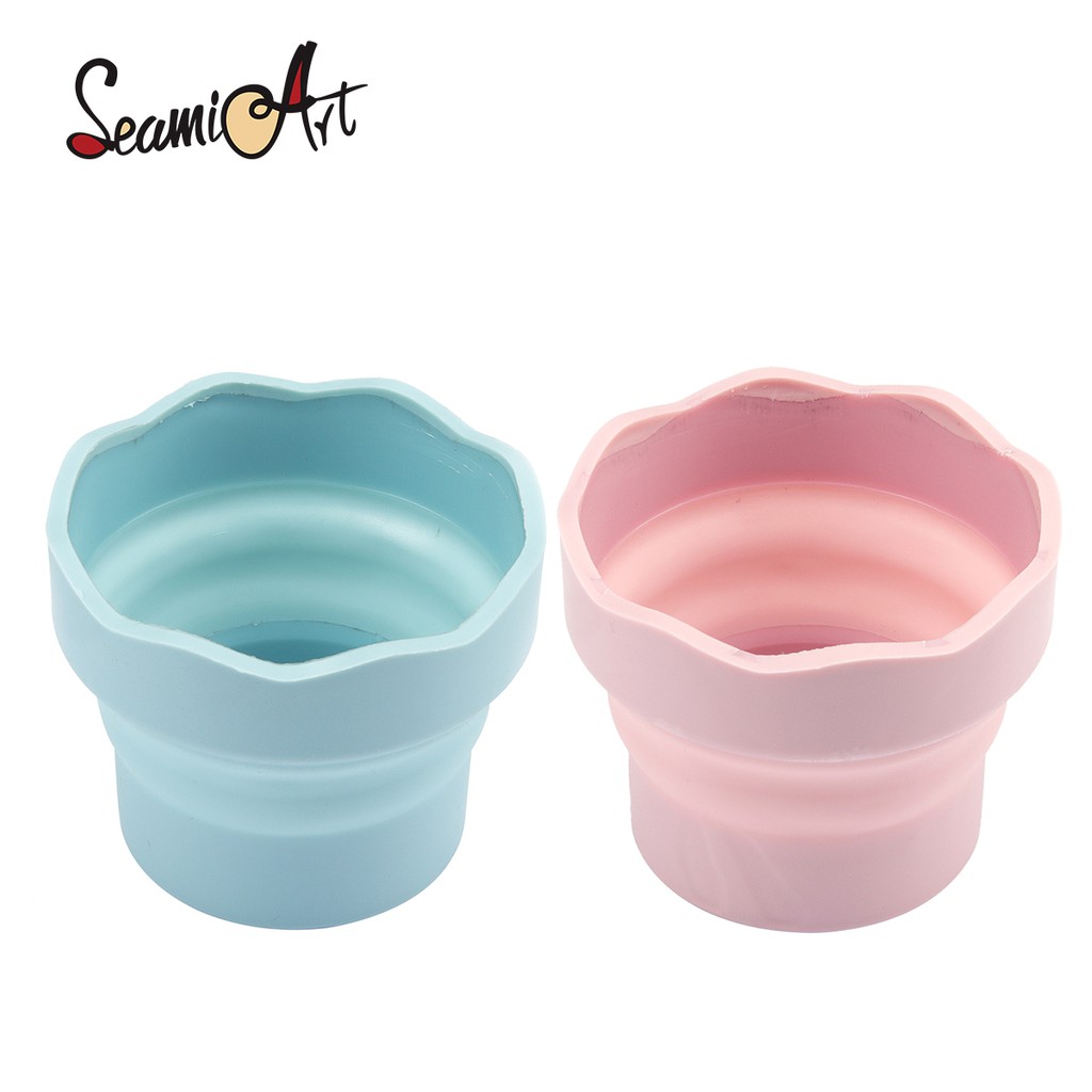 SeamiArt ถังน้ําซิลิโคนขนาดเล็กแบบพับได้