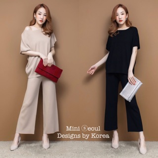 MN596🌹Korea Knit Set เซ็ท2ชิ้น