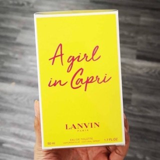 แท้กล่องซีล Lanvin A Girl in Capri EDT 50ml