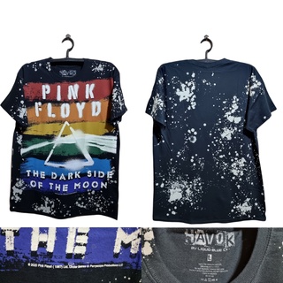 เสื้อวง PINK FLOYD BY  LIQUID BLUE  สินค้าลิขสิทธิ์แท้ มือ1 นำเข้าจากUSA ป้าย สกรีนคอ Liquid Blue