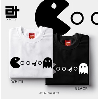 เสื้อยืด Pacman Game Minimalist v4 Aesthetic Statement Customized Unisex TShirt for Men and Women