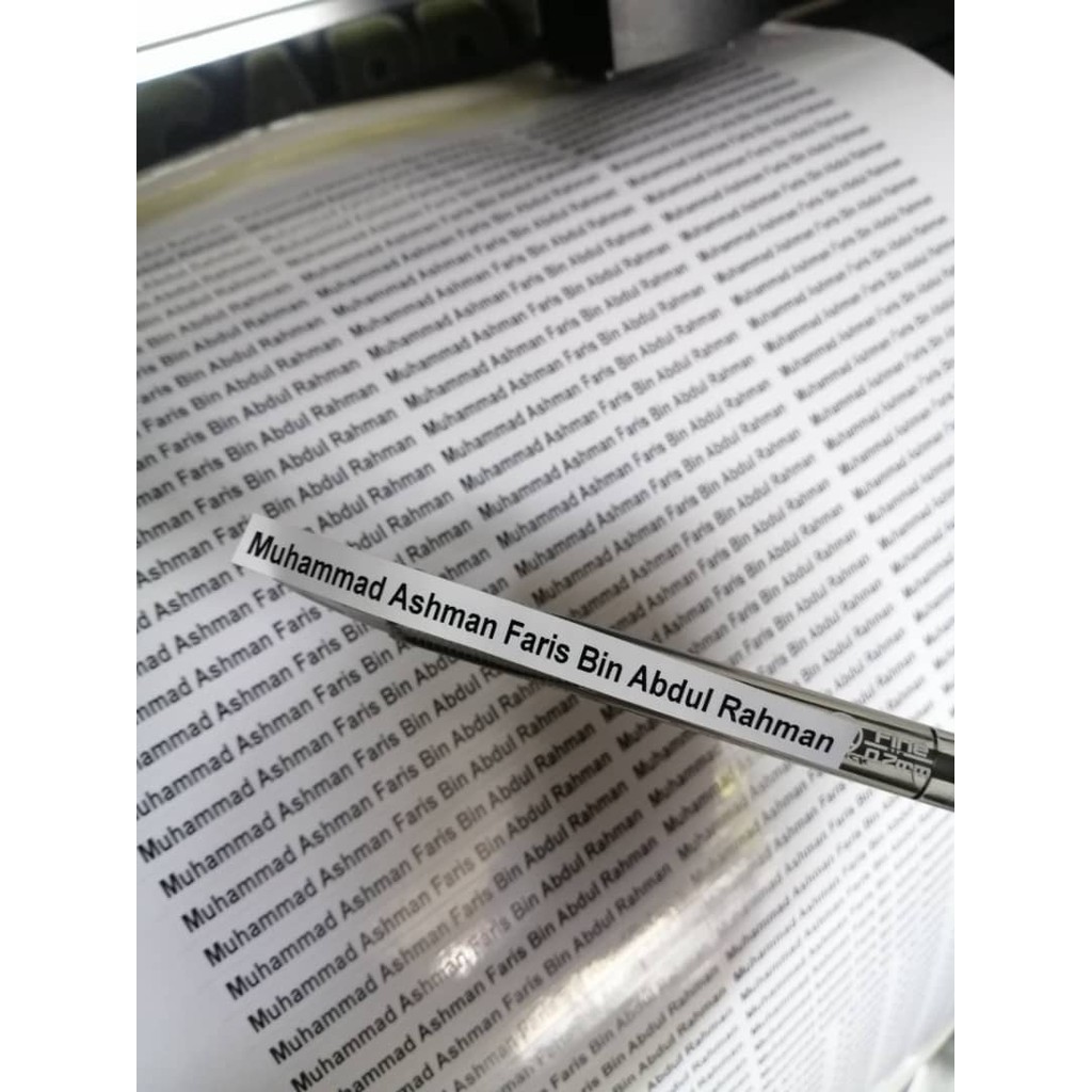 SCHOOL BOOK NAME STICKERS