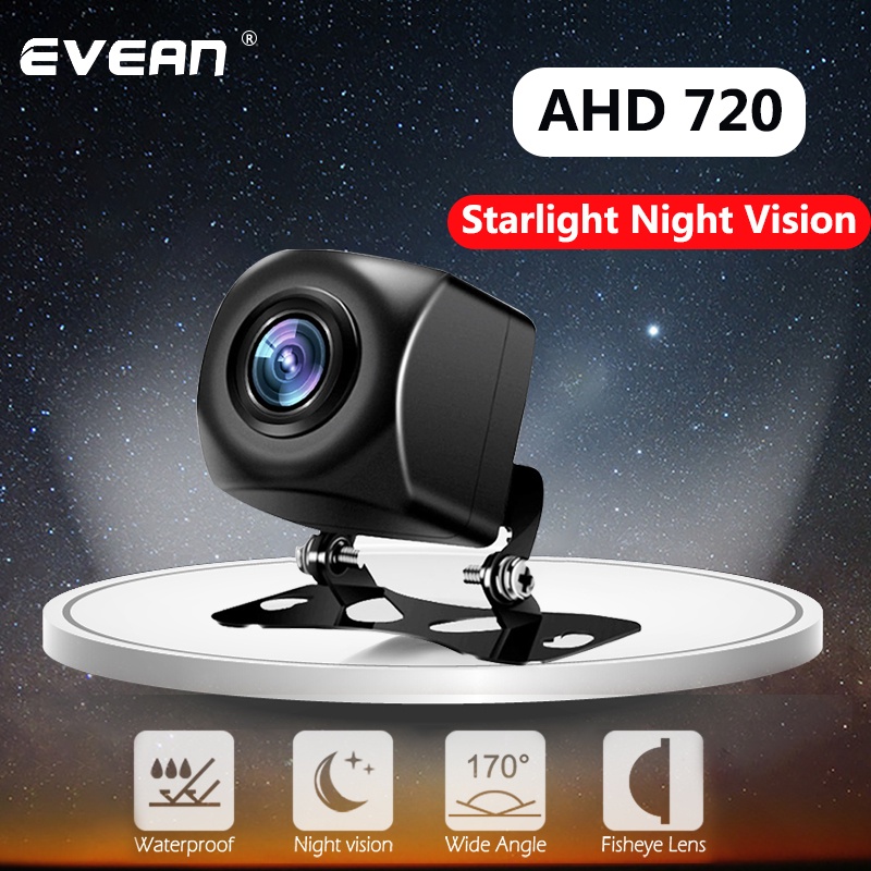 กล้องมองหลัง Ahd 720P Night Vision 170 องศาสําหรับติดรถยนต์
