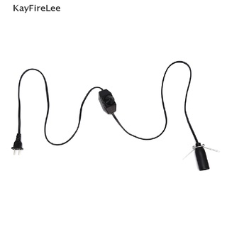 Kayfirelee ซ็อกเก็ตสายไฟ E14 ปลั๊ก Us หรี่แสงได้