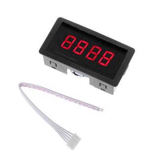 เครื่องนับจํานวนดิจิทัล DC LED 4 หลัก 0-9999 Up Down Plus Mini Panel Counter Meter พร้อมสายเคเบิล