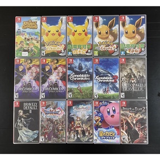 แผ่นเกมส์ Nintendo Switch มือ1 และมือ2 ราคาถูกจ้าา