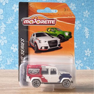 โมเดลรถเหล็ก Majorette LAND ROVER DEFENDER 110_RACING SERIES-266B#White เปิดฝากระโปรงหน้ารถได้