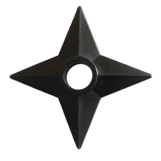 R-R Naruto Shuriken โมเดลคอสเพลย์นินจาพลาสติกสีดําของเล่นสําหรับเด็ก