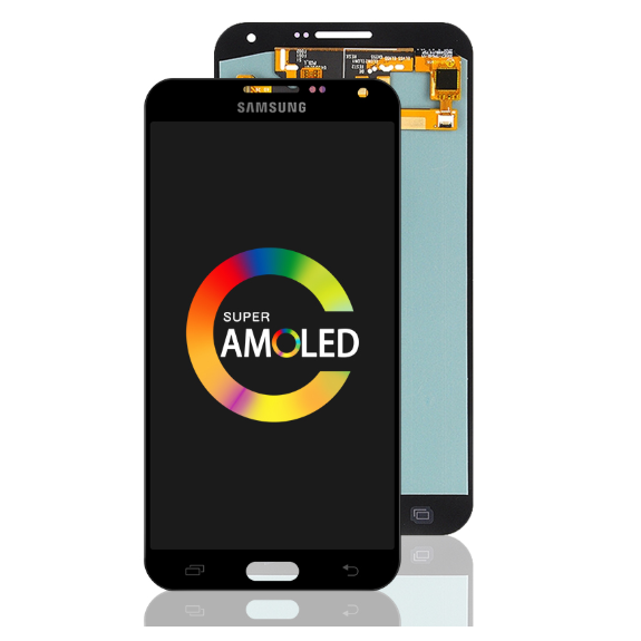 AMOLED LCD สําหรับ Samsung Galaxy E7 E700 E700F E7000 E7009 จอแสดงผล LCD Touch Screen Assembly Repla