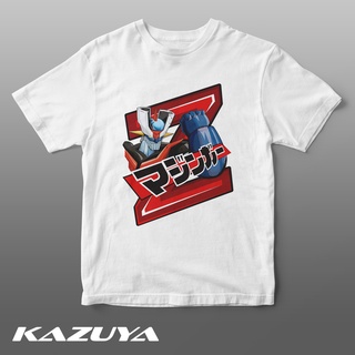 เสื้อยืดผู้ เสื้อยืด พิมพ์ลายหุ่นยนต์ Kazuya TM-0219 MAZINGER Z MAZINGA Z สไตล์วินเทจ S-5XL