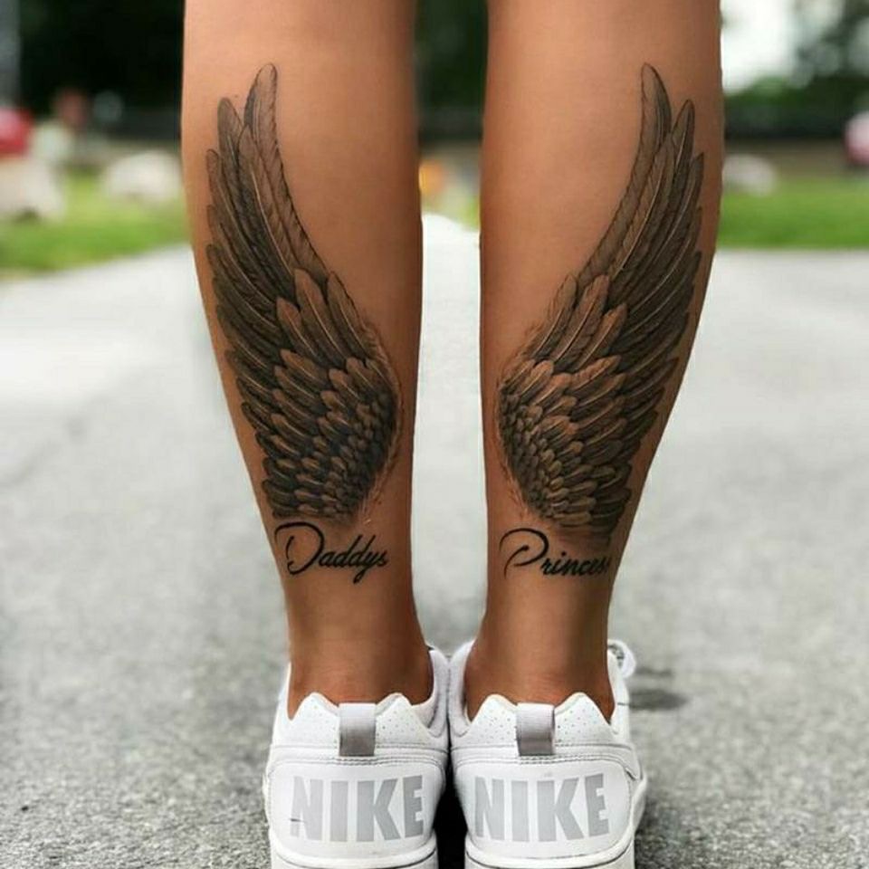 สติกเกอร์รอยสักชั่วคราว ลายปีกนางฟ้า กันน้ํา สําหรับผู้ชาย และผู้หญิง