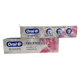 ยาสีฟันOral-B 3D White Fast White Toothpaste ขนาด90กรัม 1หลอด Expiry:12/2024