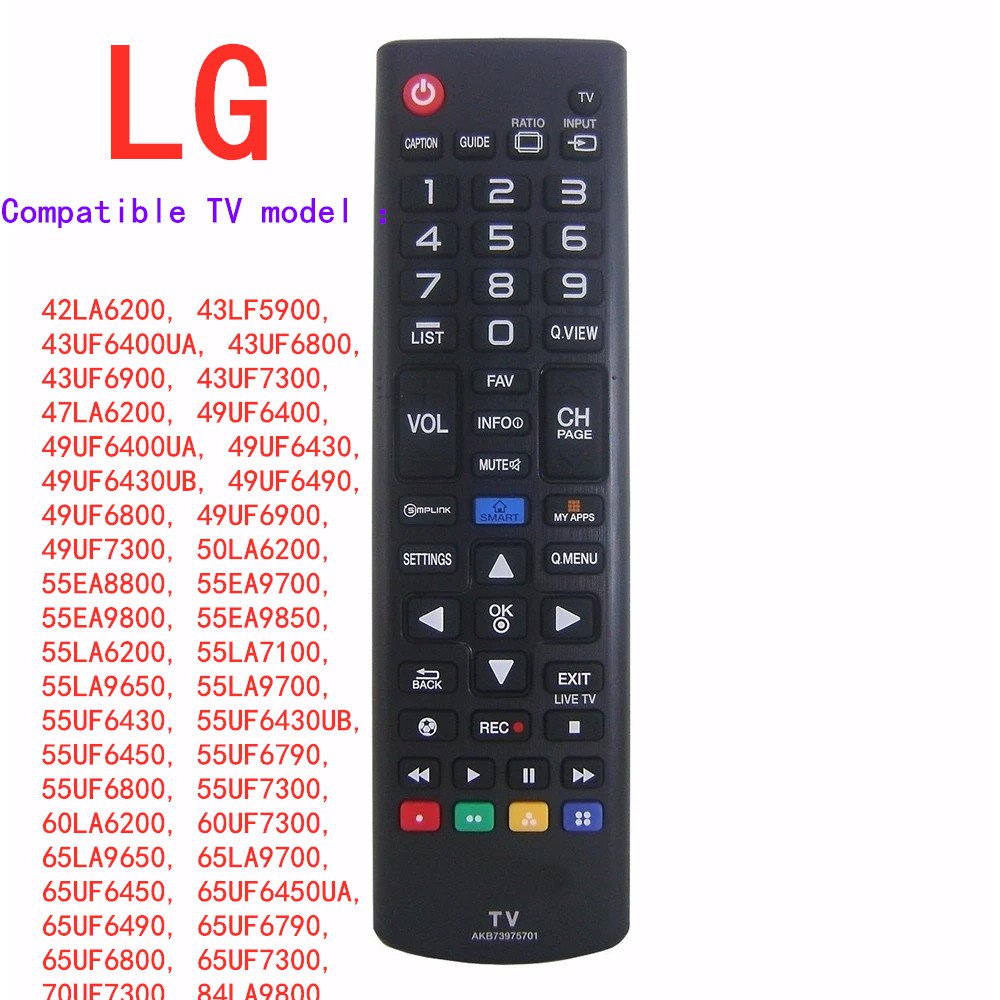 สําหรับ LG TV รีโมทคอนโทรล AKB73975701 ลูกชาย75055701 ลูกชาย73975702 ลูกชาย74475401 ลูกชาย73975701 เ