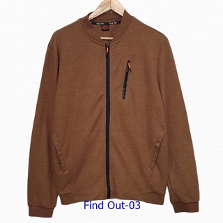 เสื้อแจ็คเก็ตแขนยาวมือสอง Find Out - Men Jacket เสื้อรอบอก 46 นิ้ว