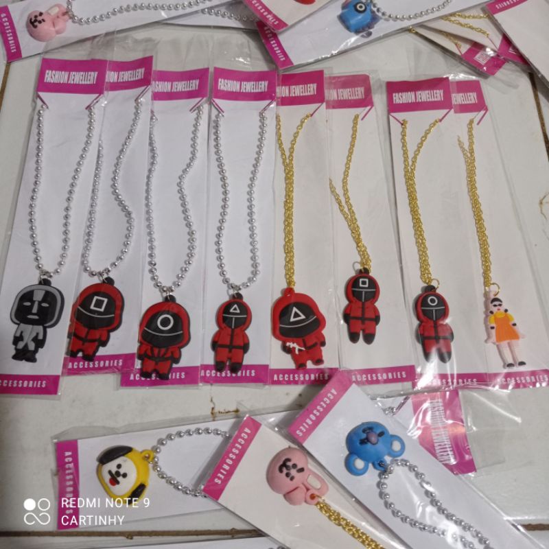 สร้อยคอ/จี้เด็ก Festive bts/bt21