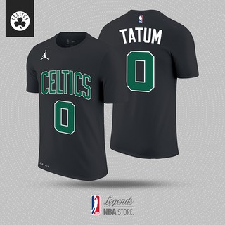 เสื้อยืดผ้าฝ้ายพิมพ์ลายแฟชั่นNba Boston CELTICS No. เสื้อเชิ้ตบาสเก็ตบอล ลายทีมชาติฟุตบอล Jayson TATUM Icon-Statement คร