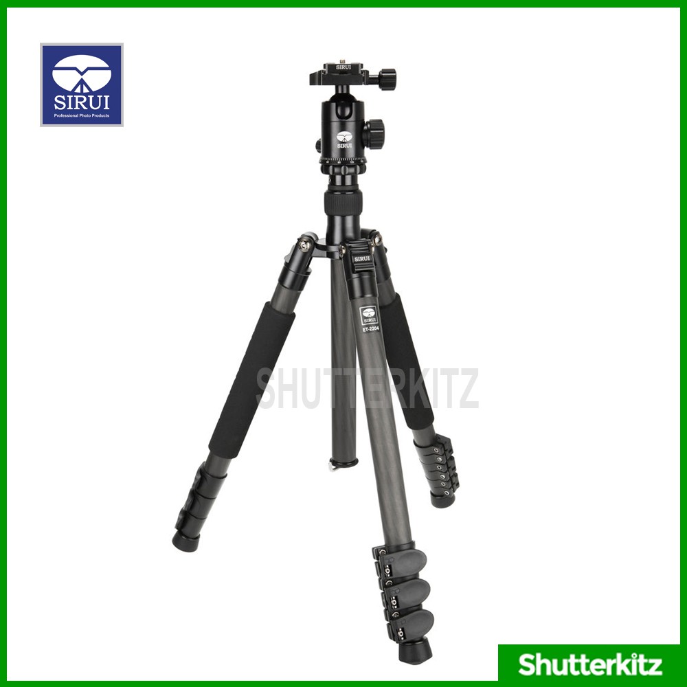 TRIPOD SIRUI ET-2204 ขาตั้งกล้องคาร์บอนไฟเบอร์สําหรับเดินทาง E20 Ballhead
