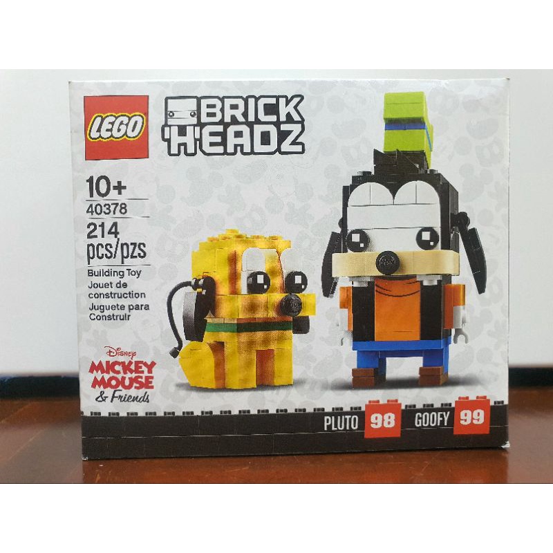 เลโก้ บริกเฮด กูฟฟี่และพลูโต Lego Brickheadz40378 Pluto98, Goofy99