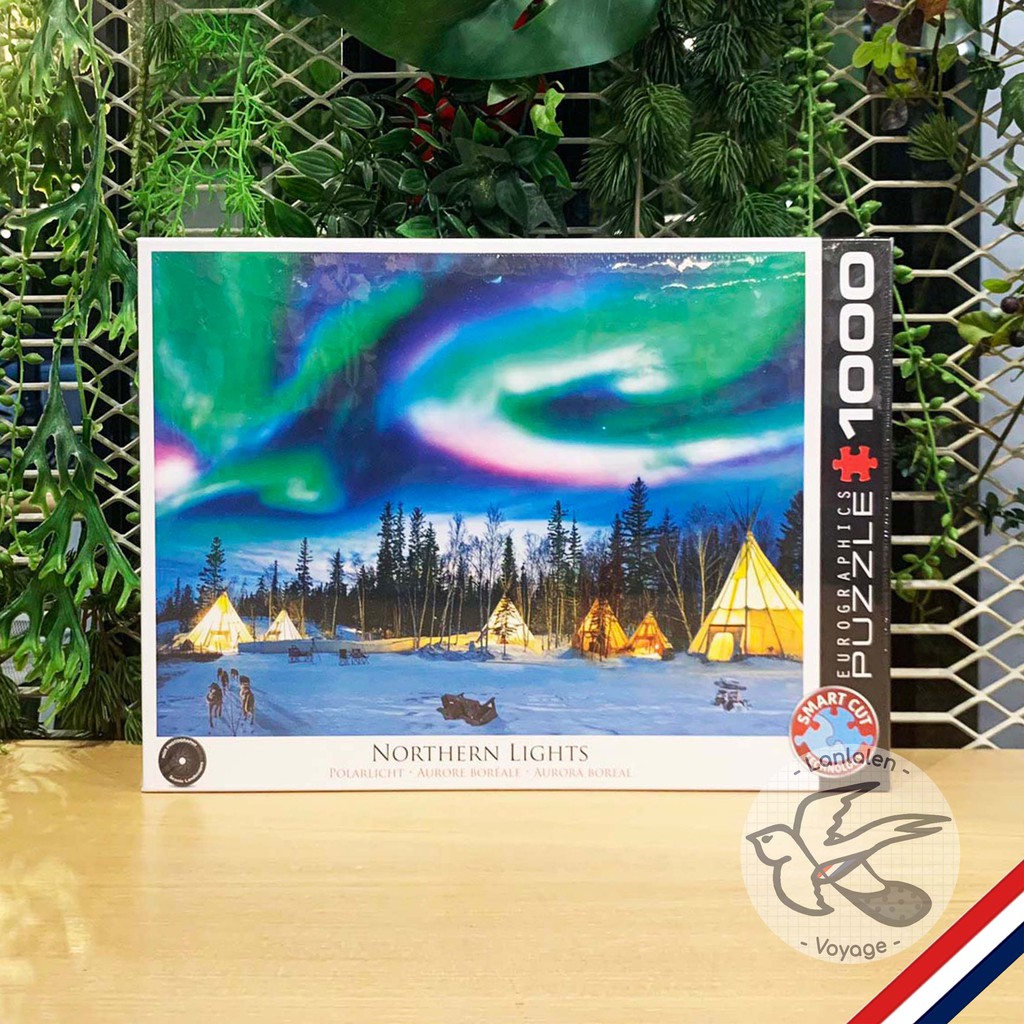 Jigsaw à¸ˆ à¸à¸‹à¸­à¸§ Puzzle Smart Cut Northern Lights 1000 Shopee Thailand