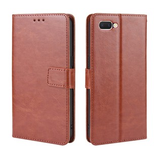 เคสสำ OPPO A3S Case Leather Flip Back Cover OPPO A3S A 3S OPPOA3S เคสฝาพับ มือถือแล