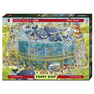 พร้อมส่ง-จิ๊กซอว์ Funky zoo Ocean Habitat🐳 แบรนด์ Heye jigsaw puzzle 1000 ชิ้น