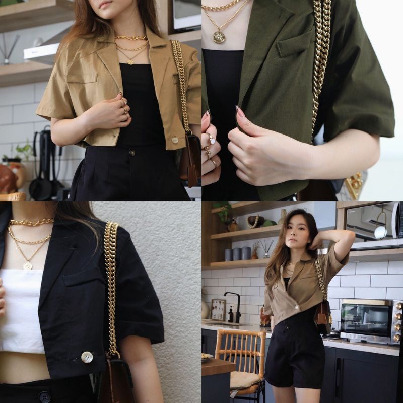 BLYTHE CROP BLAZER**