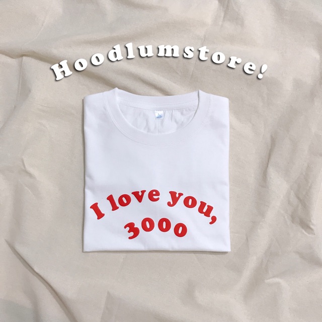 เสื้อยืดวลีเด็ดจาก Avengers end game “I love you, 3000”