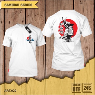 ถูกสุดๆเสื้อยืด ผ้าฝ้าย พิมพ์ลาย Samurai SERIES 02 พรีเมี่ยม COMBED24Sรหัสเต็ม