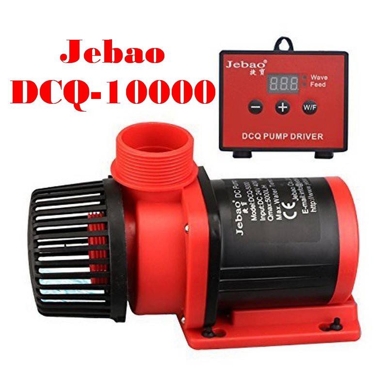 Jebao ปั้มน้ำเจบาว เสียงเงียบ คอลโทรนควบคุมความแรง สั่งหยุดชั่วคราว ระบบสร้างคลื่นน้ำ ไฟ DC 24v ประหยัดไฟ